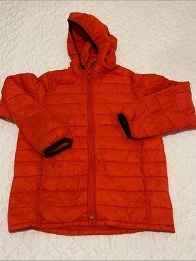 GAP Red Hooded Puffer Jacket for Kids